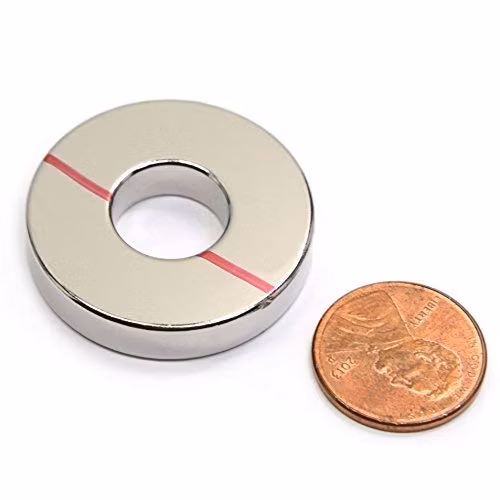 NdFeB N35 Strong Wholesale Sintered Permanent Neodymium Ring Magnet for Lipstick Cap